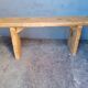 Bench 110 cm old solid wood with patina