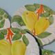 Dessert plates "lemon" in slipware