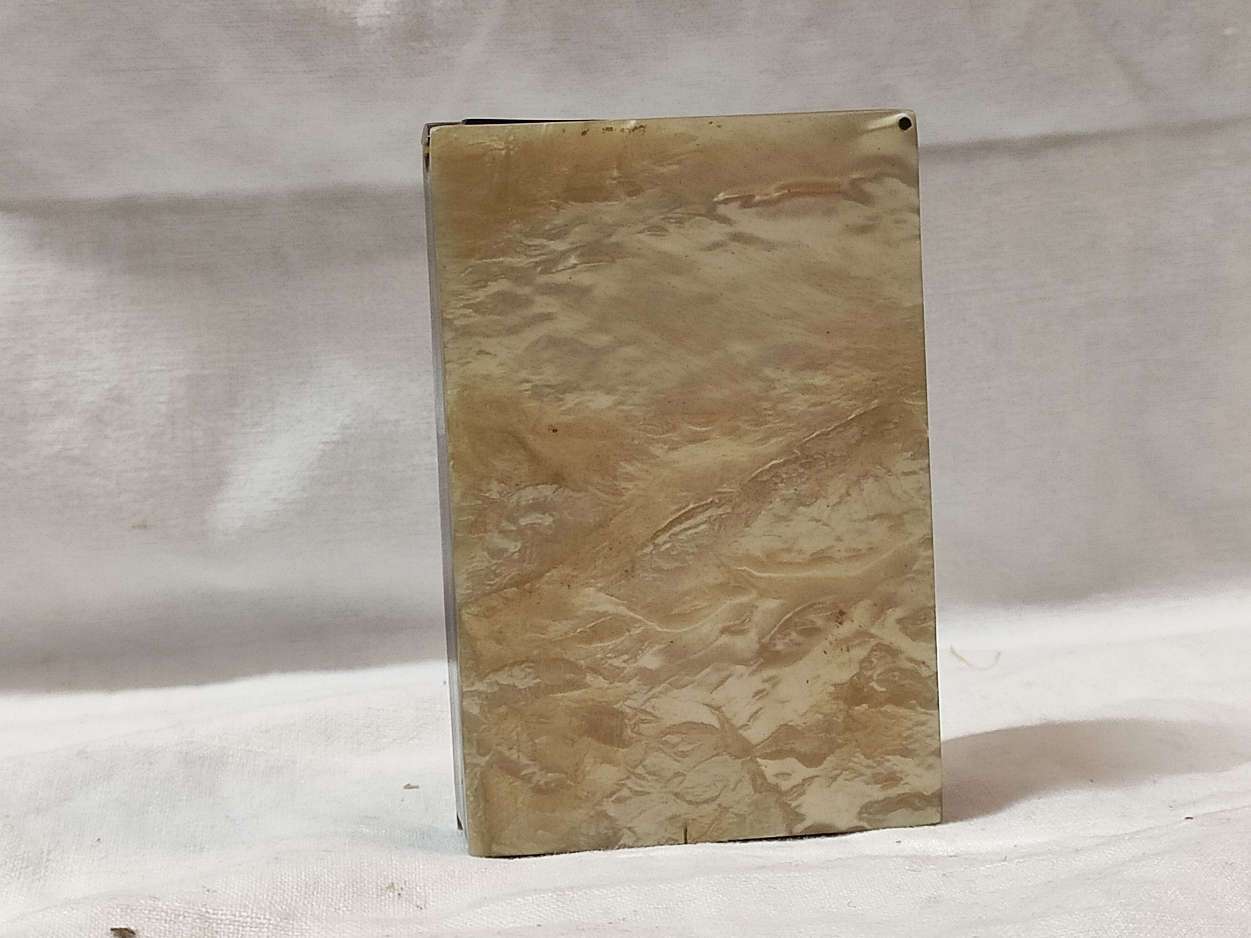 Cigarette case, 1930, tortoise scale & mother-of-pearl