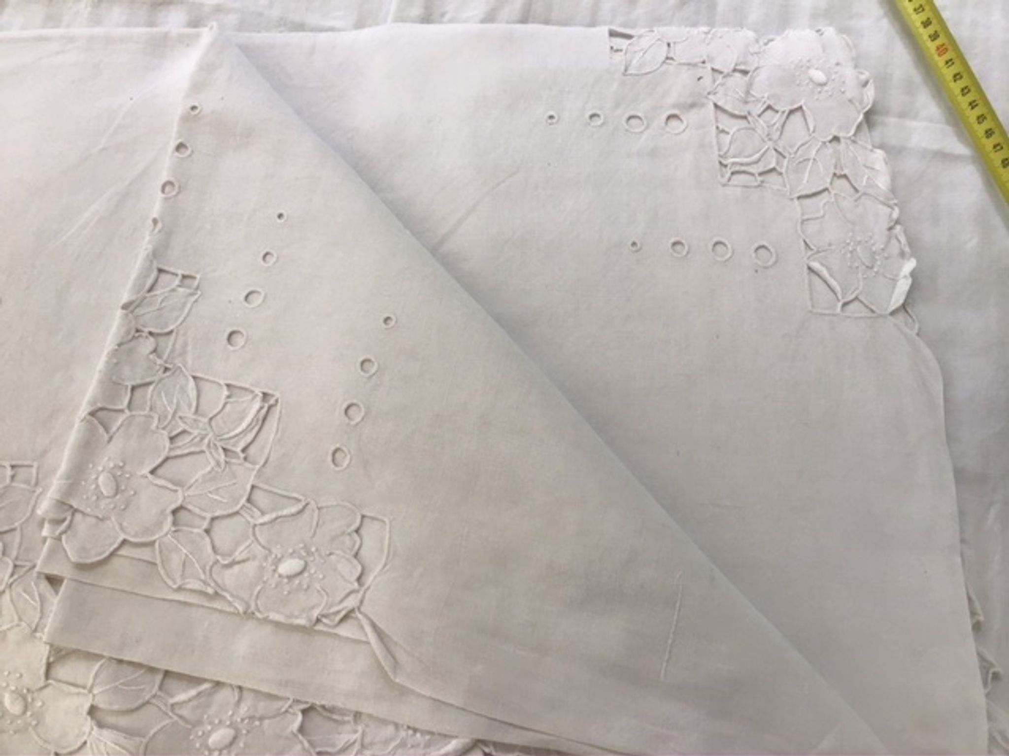 Drap Richelieu 2 personnes pur coton