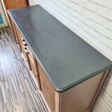 Art Deco sideboard in chene renovated and restyled