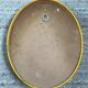 Vintage oval mirror from the 1970s.