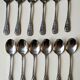 Stainless steel dessert/coffee service with 18 pieces. Rostfrei. Pink shape