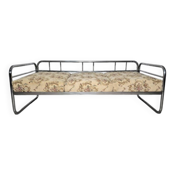 Bauhaus Chrome Sofa by Robert Slezak for Slezak Factories, 1930s