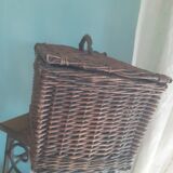 Wicker basket, rectangular - Used for racing - with tilting lid