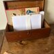 Antique wooden box