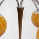 1960s wood floor lamp, Czechoslovakia