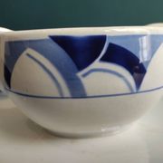 French vintage sauce boat, Digoin Sarreguemines
