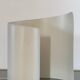 Tessa postmodern design lamp in lacquered metal, Brilliant Leuchten edition, 80s