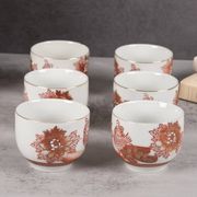 Set of 6 tea cups, JAPAN