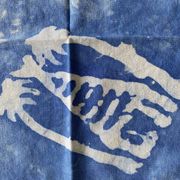 11 petites serviettes Tye & Dye motifs africains - Bleu - coton - 35x35 cm