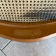 Wood and cane armchair