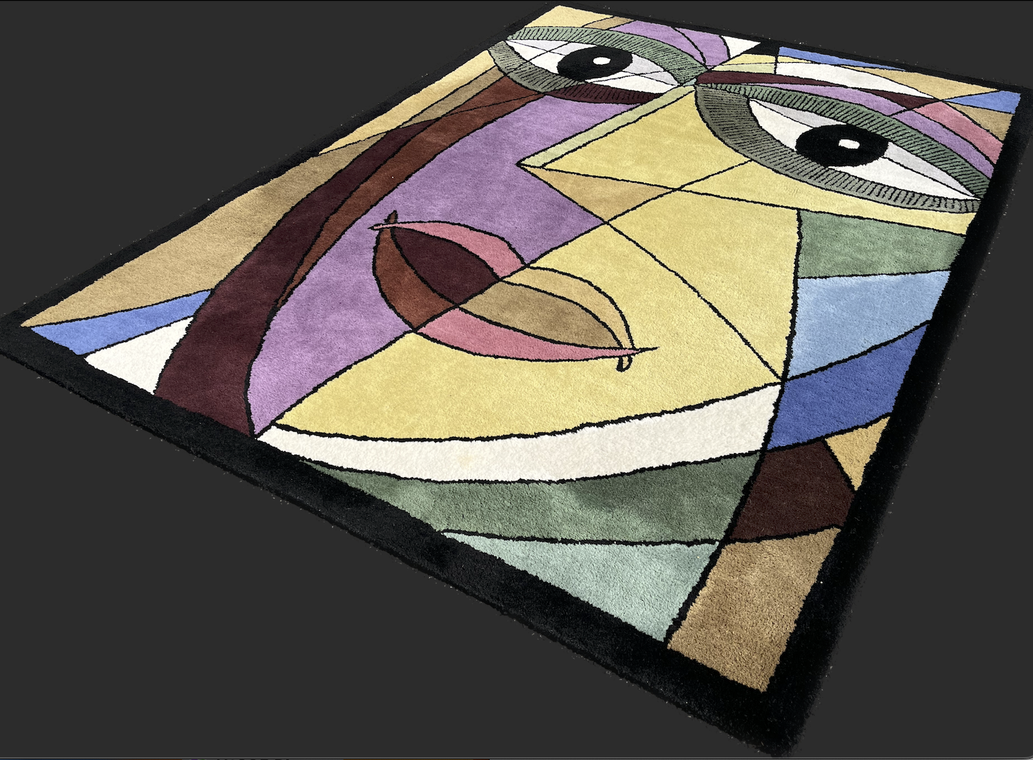 Art rug after Pablo Picasso
