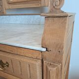 Bathroom cabinet with marble top in Henri II style