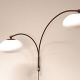 Space Age mushroom doublet arc wall lamp with , Dijkstra 1970s