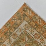 3x12 1960s antique vintage runner rug