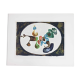 Lithograph by René Myrha series "L'Aventura"