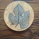 Wall ceramic leaf by Roger Capron, France 1960s-70s