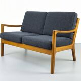Vintage Two-Seater Senator Sofa in Teak by Ole Wanscher