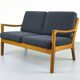 Vintage Two-Seater Senator Sofa in Teak by Ole Wanscher