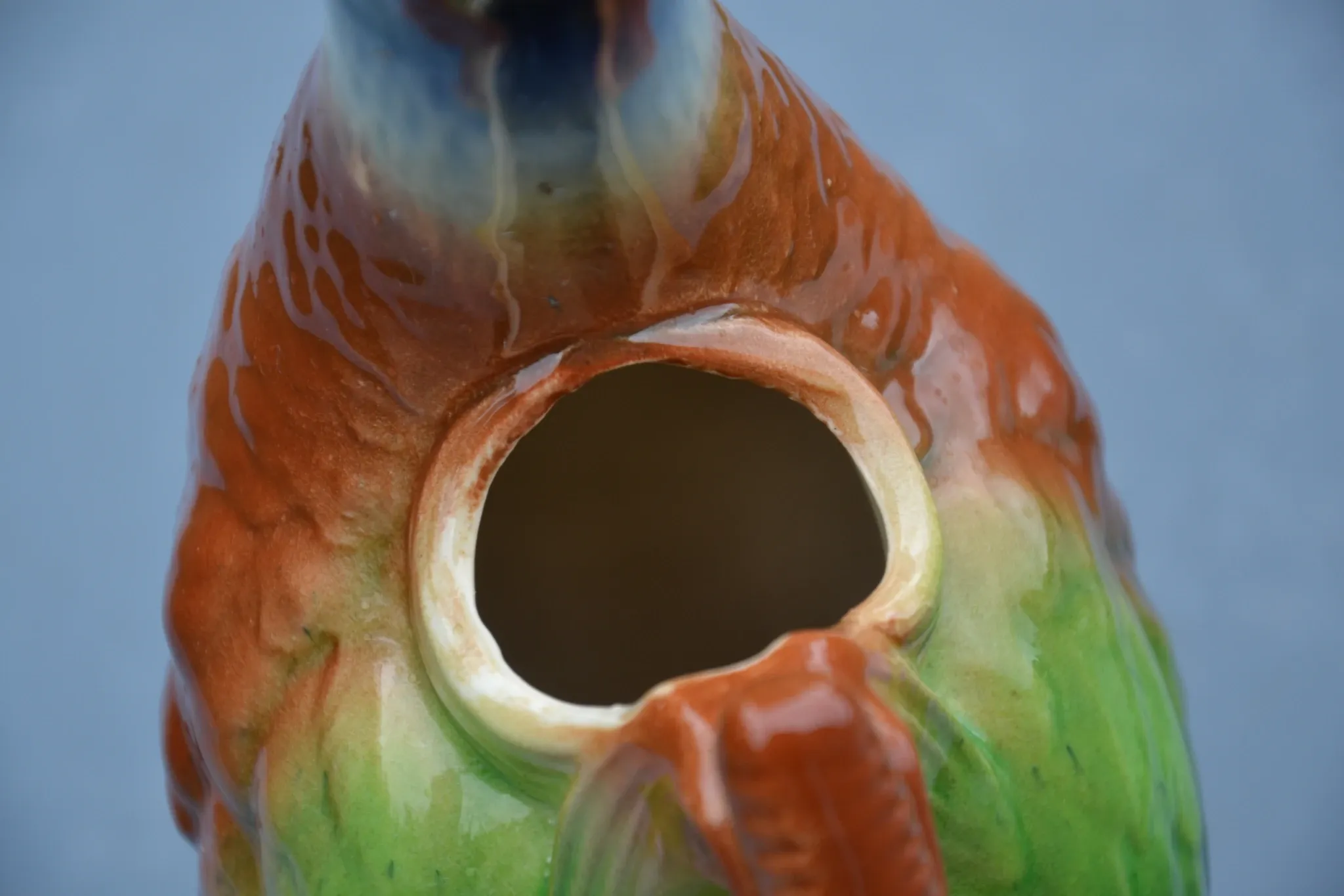 St Clément barbotine duck jug