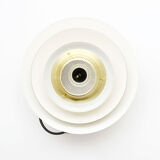 Lampe Jeka dorée, Danemark, années 1970