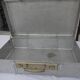 Beautiful fully metallic suitcase of the years 60