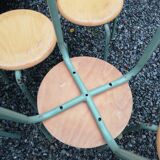 6 industrial stools