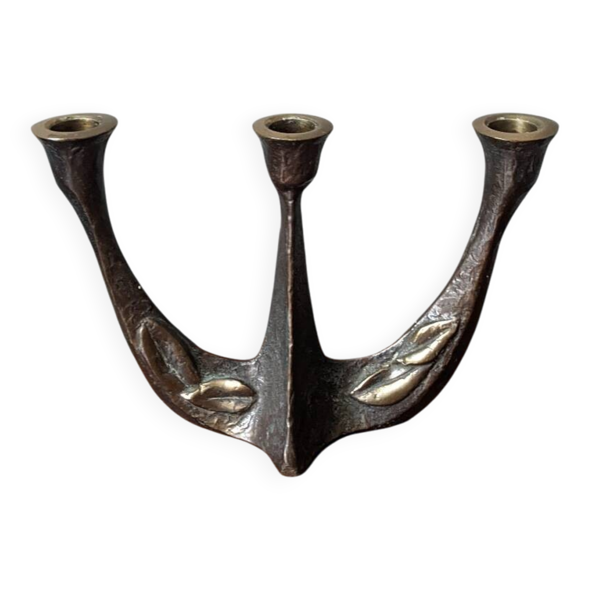 Vintage bronze chandelier Scandinavian country decor