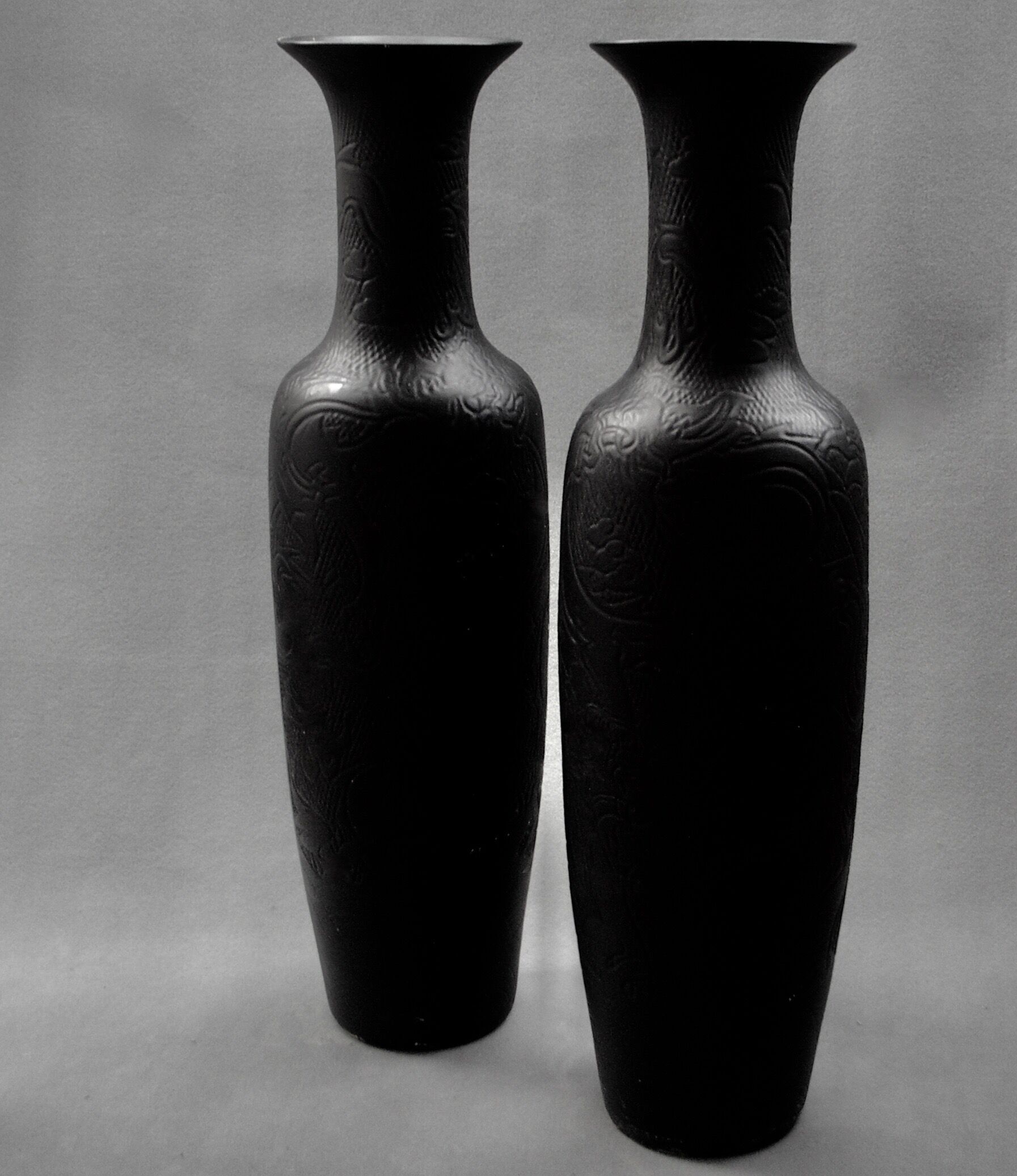 Lot of two vases "chinese" 145 cm