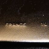 6 black Arcoroc "Octime" dinner plates (set 1)