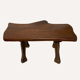 Dutch oak Brutalist Wabi Sabi organic tree table, 1960s