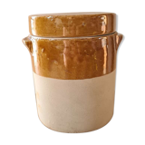 Old sandstone grease pot