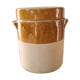 Old sandstone grease pot