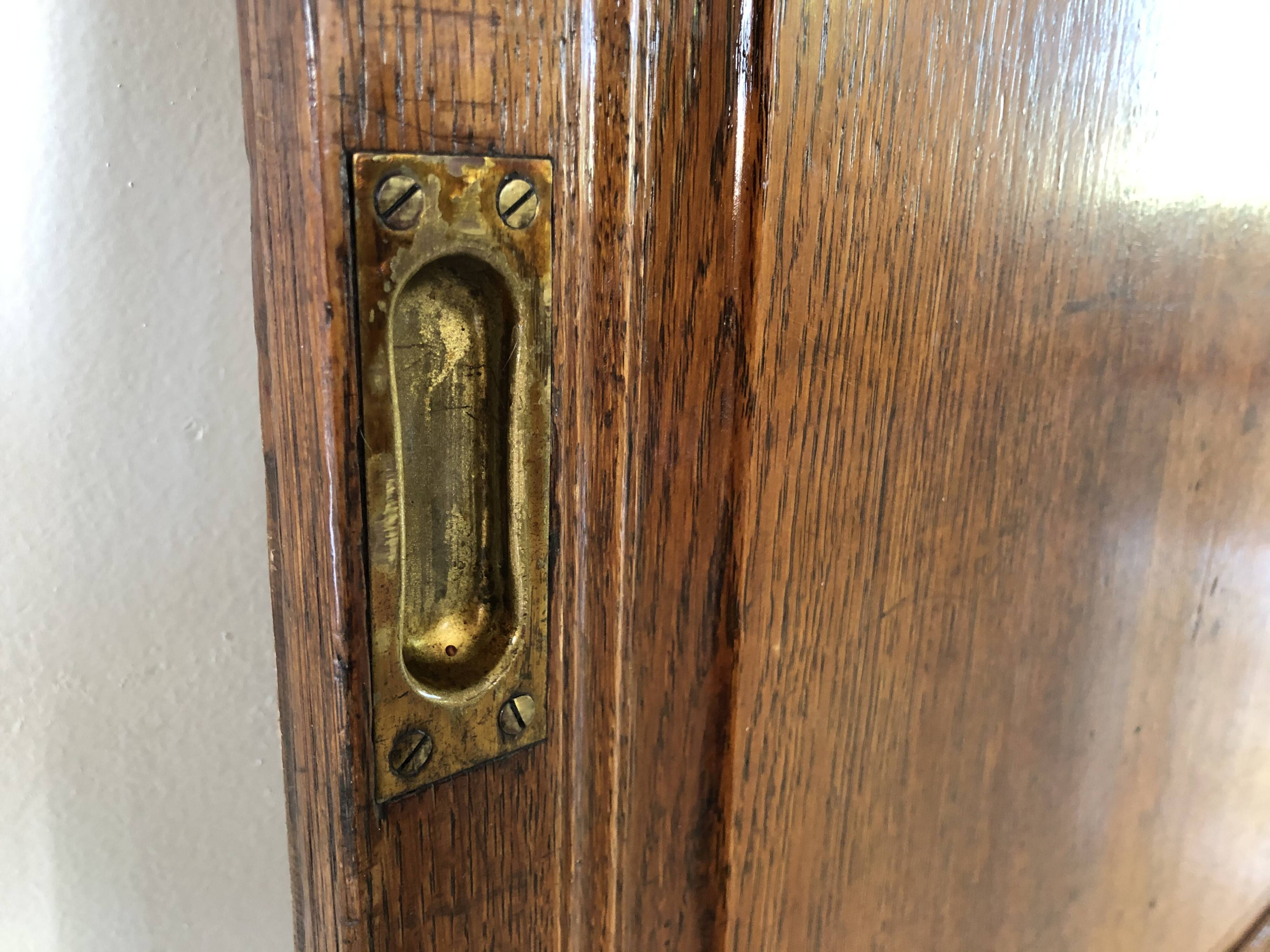 Vintage solid oak door or headboard