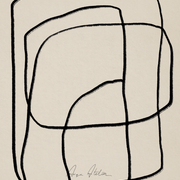 Abstract lines giclee print, 50x70cm
