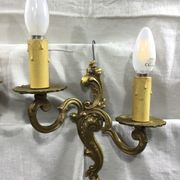 Paire d'appliques en bronze style Louis XV