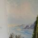 Huile sur toile mas provençal signé Danucho peintre varois