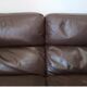 Italian leather sofa Poltrona Frau by Tito Agnoli