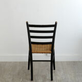 Four chairs made of paper rope