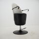 Midcentury adjustable hairdresser swivel armchair, 1970
