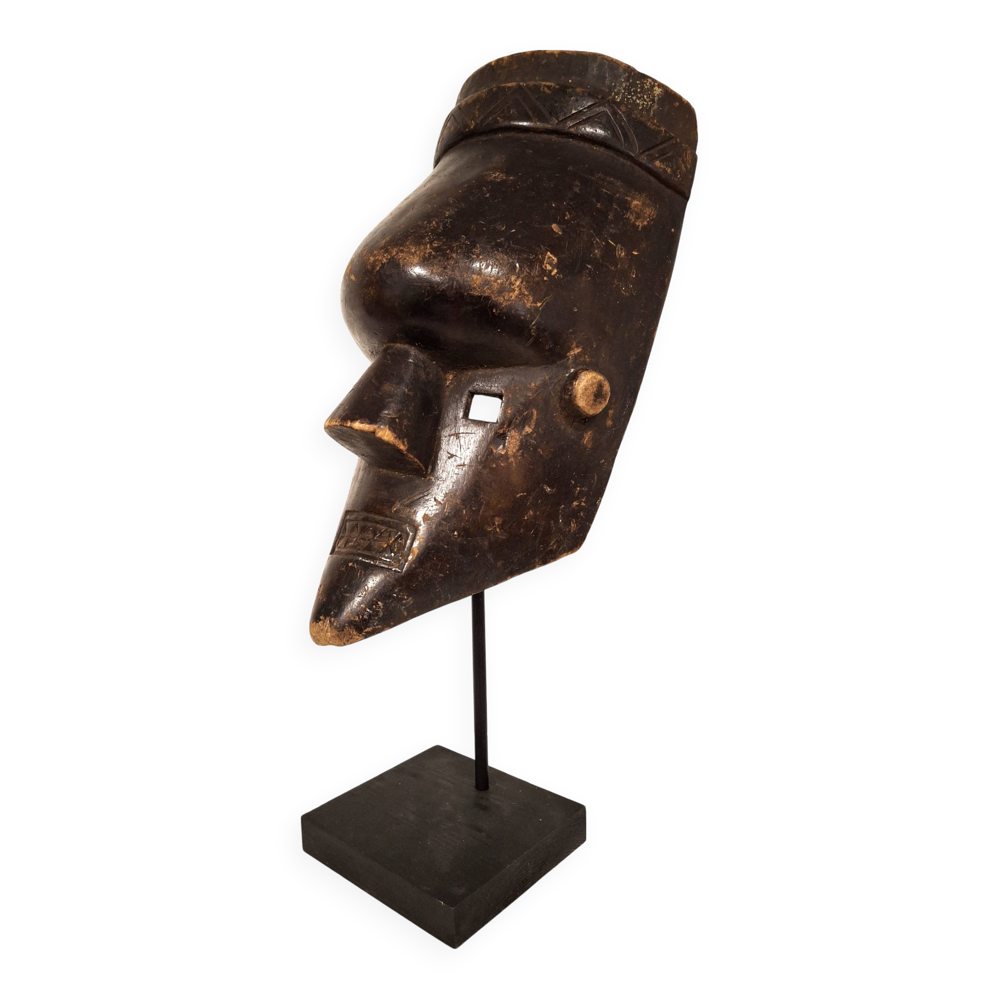 Salampasu Mask – DR Congo – Mid 20th Century – African Tribal Art
