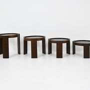 Tables gigognes modèle 780, de Gianfranco Frattini pour Cassina, 1960s