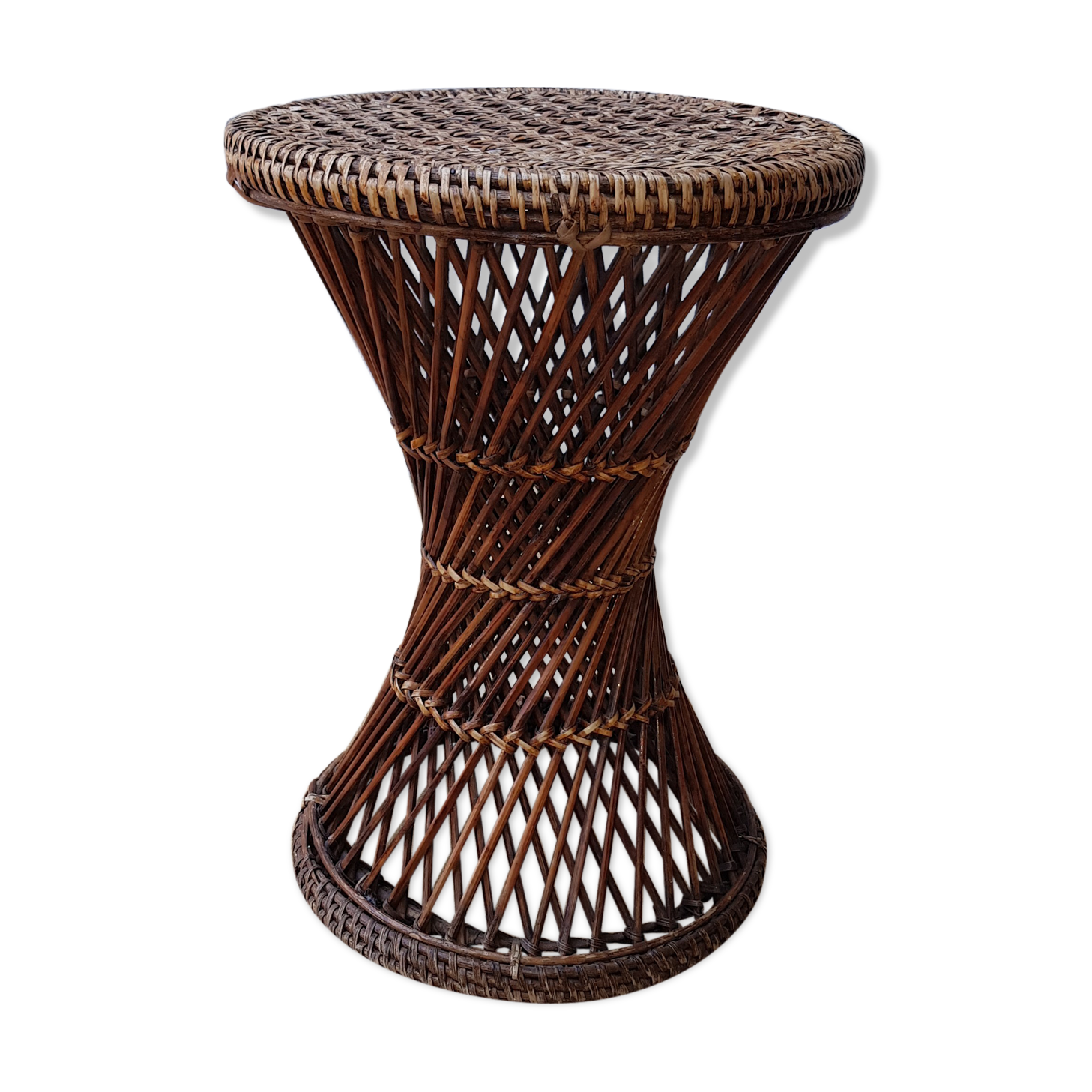 Tabouret Tam-tam osier