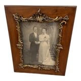 Frame with wedding photo year 1909