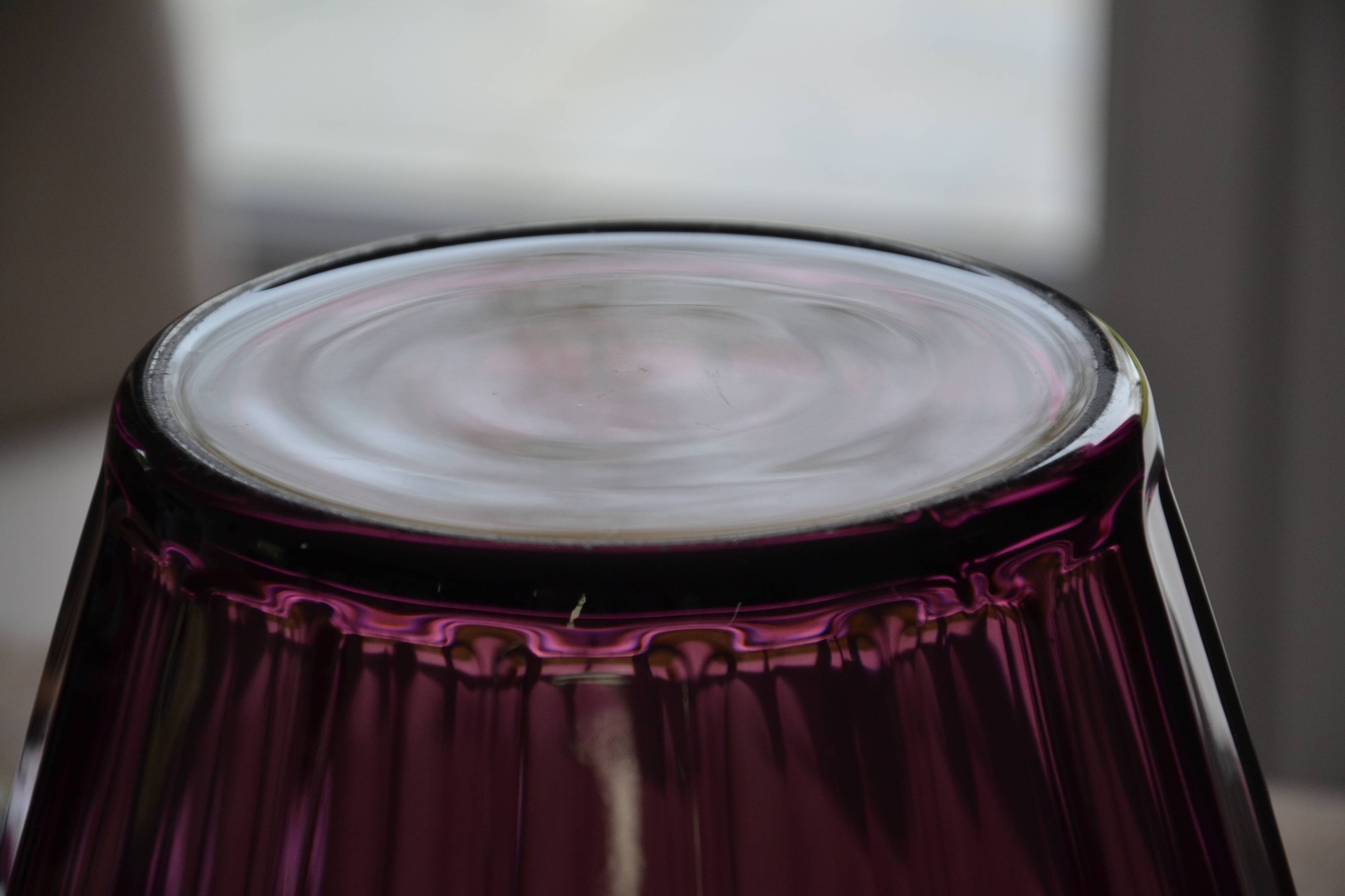 Large ornamental punch bowl/Art Deco pot Amethyst August Walther