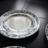 3 plates iron earth Paquerette de Longwy