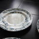 3 plates iron earth Paquerette de Longwy