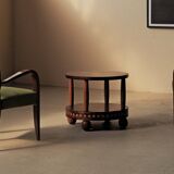 Art Deco gueridon in marquetry, circa 1930.