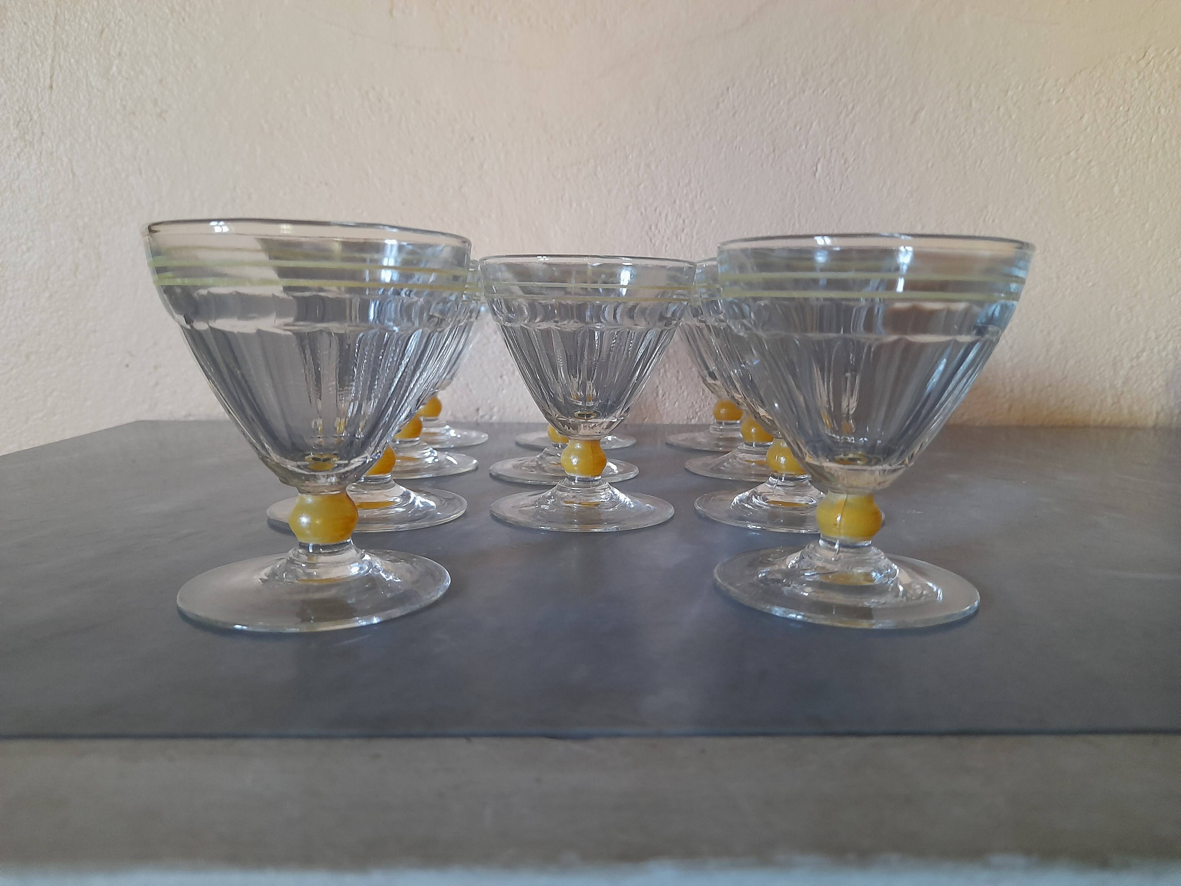 Art Deco wine glasses